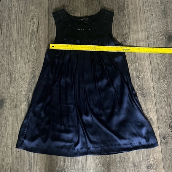 Miss Me Navy and Black Sleeveless Trapeze Women's Dress Size Medium - Picture 6 of 7
